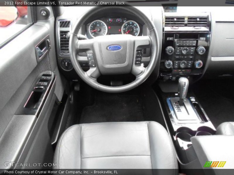 Toreador Red Metallic / Charcoal Black 2012 Ford Escape Limited V6
