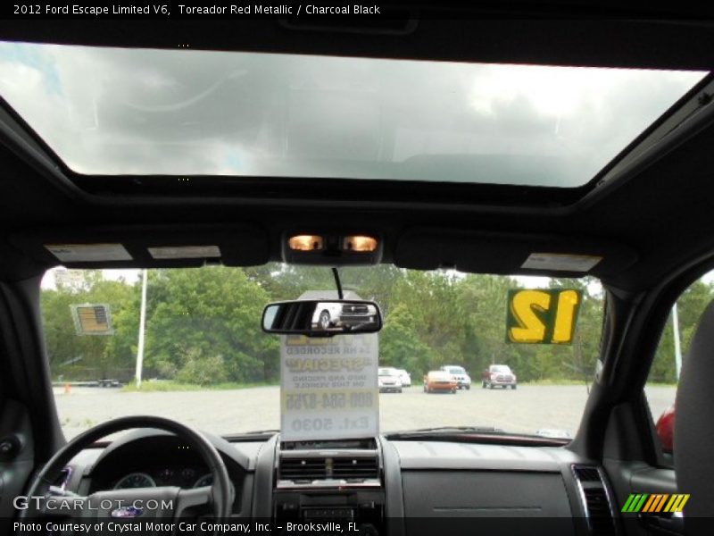 Toreador Red Metallic / Charcoal Black 2012 Ford Escape Limited V6