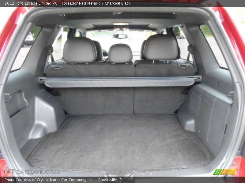 Toreador Red Metallic / Charcoal Black 2012 Ford Escape Limited V6