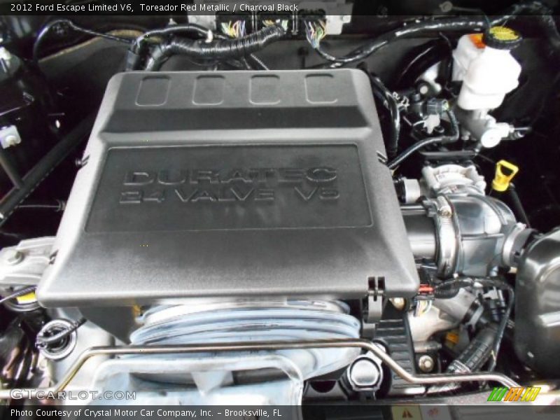 Toreador Red Metallic / Charcoal Black 2012 Ford Escape Limited V6