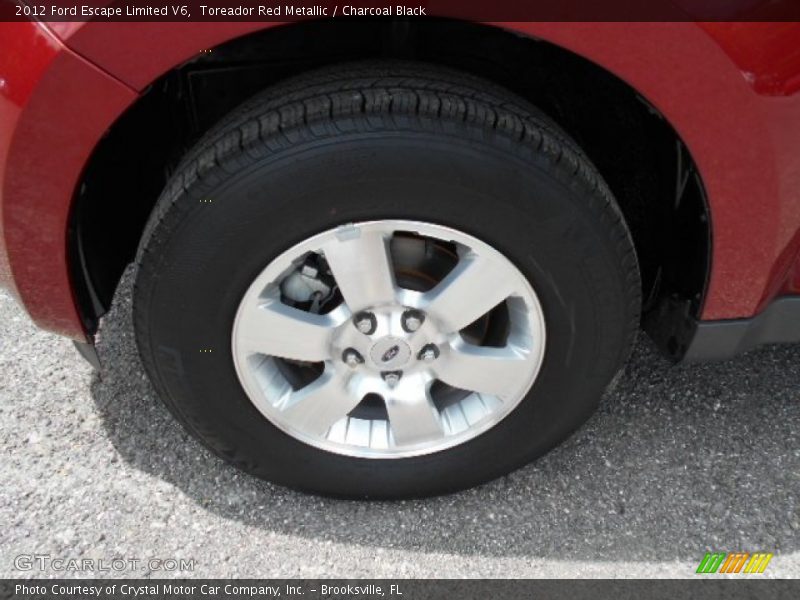Toreador Red Metallic / Charcoal Black 2012 Ford Escape Limited V6