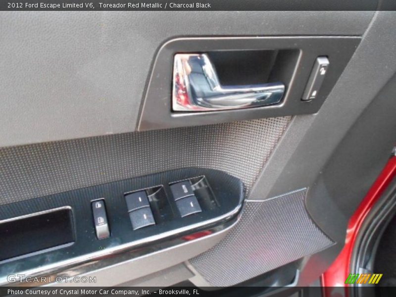 Toreador Red Metallic / Charcoal Black 2012 Ford Escape Limited V6