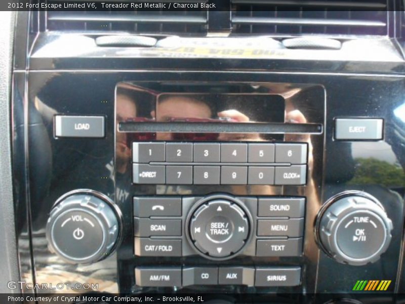 Toreador Red Metallic / Charcoal Black 2012 Ford Escape Limited V6
