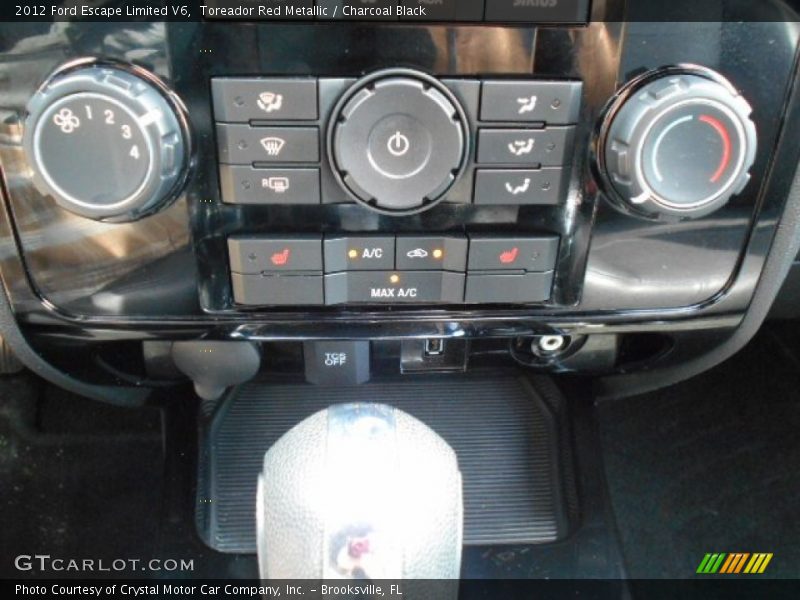Toreador Red Metallic / Charcoal Black 2012 Ford Escape Limited V6