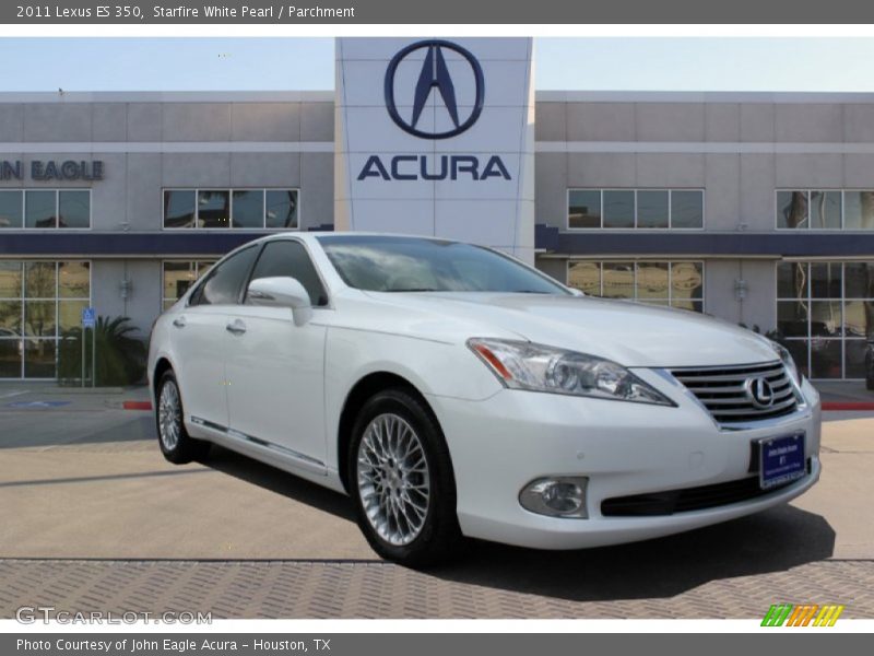 Starfire White Pearl / Parchment 2011 Lexus ES 350