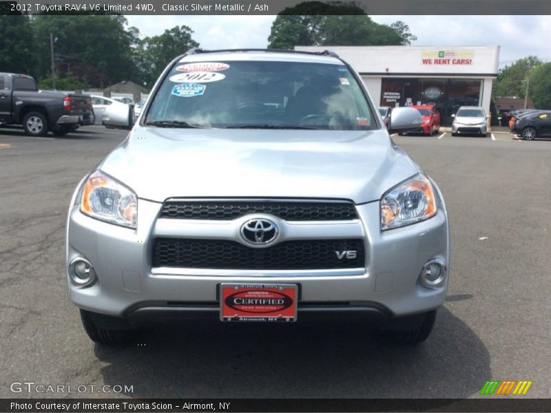 Classic Silver Metallic / Ash 2012 Toyota RAV4 V6 Limited 4WD