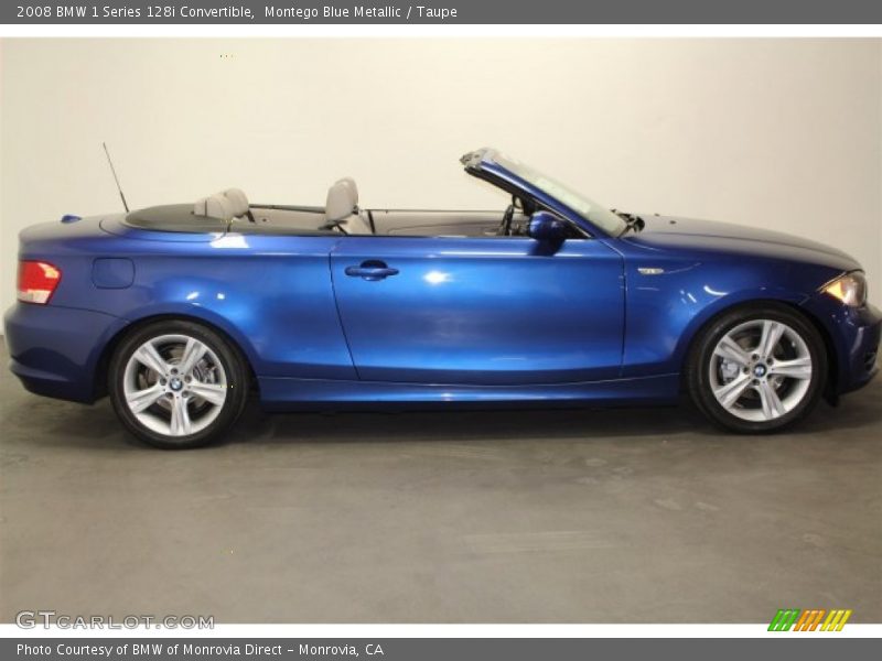  2008 1 Series 128i Convertible Montego Blue Metallic