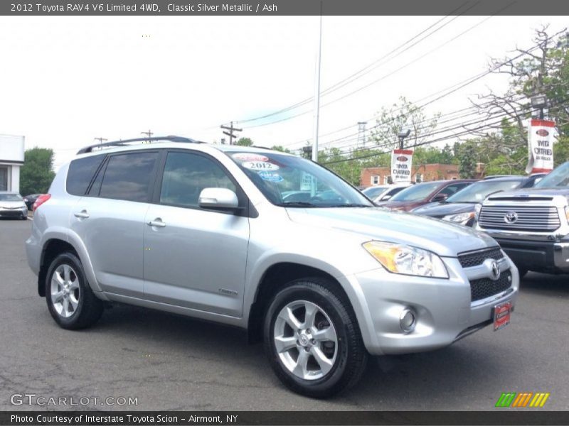 Classic Silver Metallic / Ash 2012 Toyota RAV4 V6 Limited 4WD