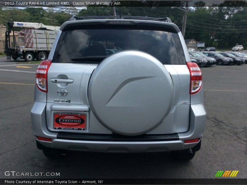 Classic Silver Metallic / Ash 2012 Toyota RAV4 V6 Limited 4WD
