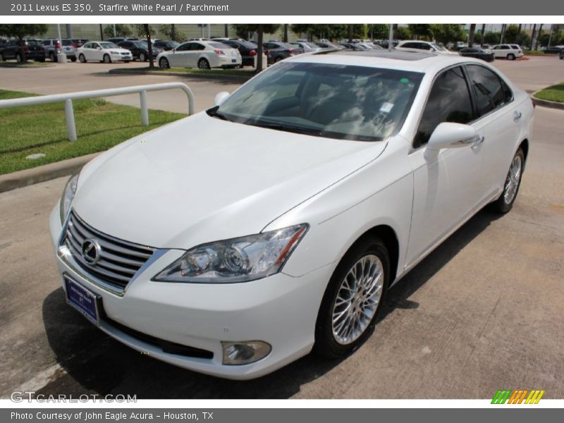 Starfire White Pearl / Parchment 2011 Lexus ES 350