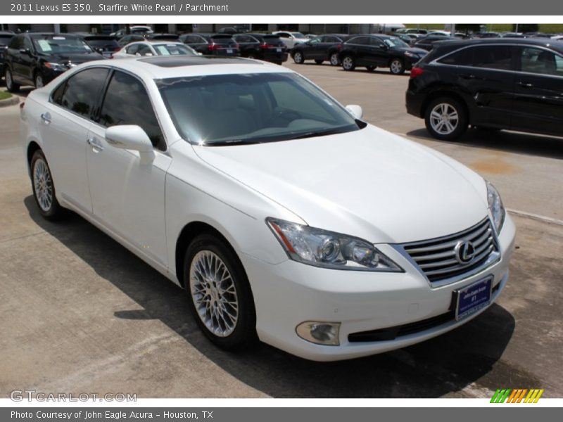 Starfire White Pearl / Parchment 2011 Lexus ES 350
