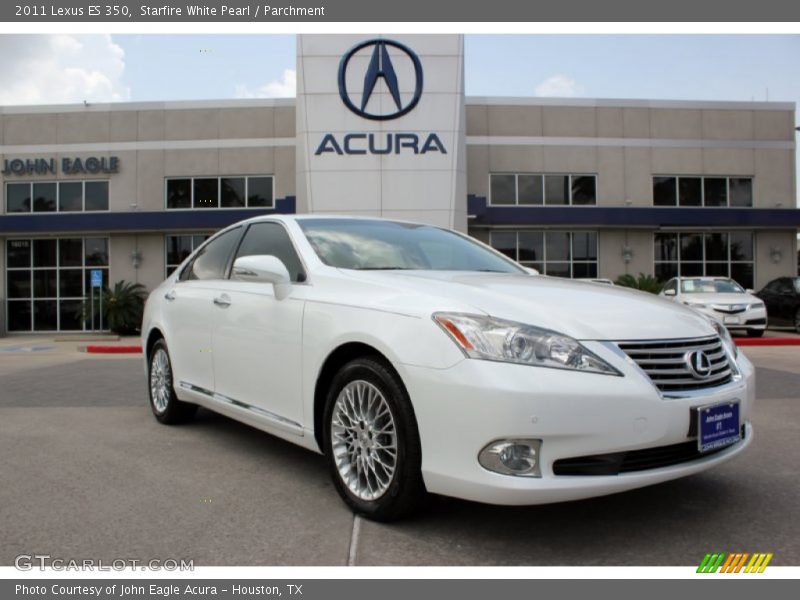 Starfire White Pearl / Parchment 2011 Lexus ES 350