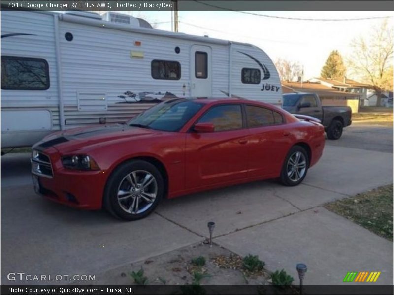 TorRed / Black/Red 2013 Dodge Charger R/T Plus AWD
