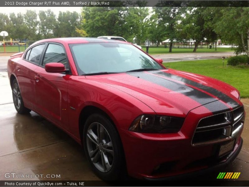 TorRed / Black/Red 2013 Dodge Charger R/T Plus AWD