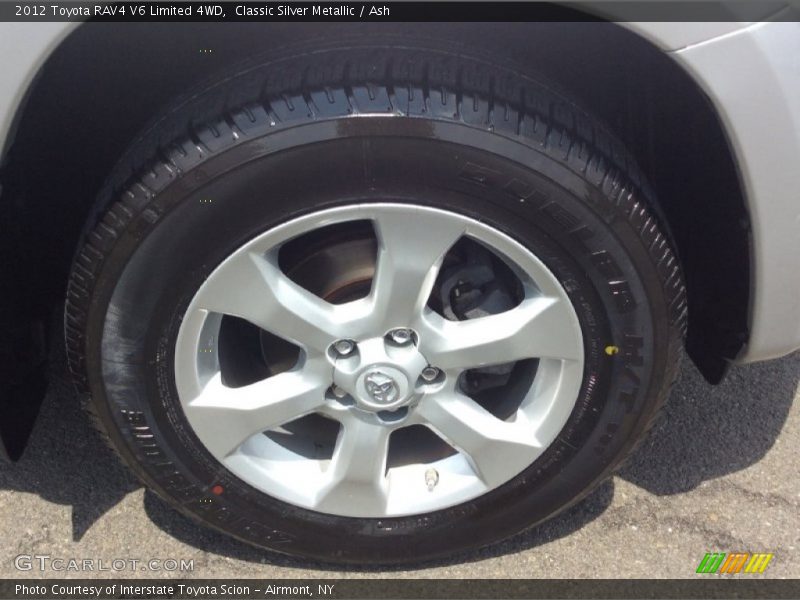 Classic Silver Metallic / Ash 2012 Toyota RAV4 V6 Limited 4WD