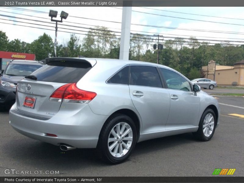 Classic Silver Metallic / Light Gray 2012 Toyota Venza LE AWD