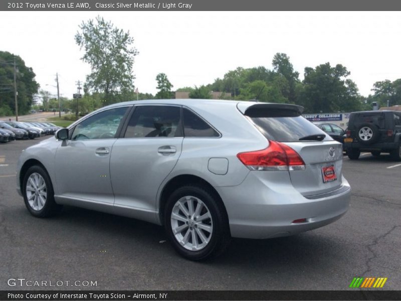 Classic Silver Metallic / Light Gray 2012 Toyota Venza LE AWD