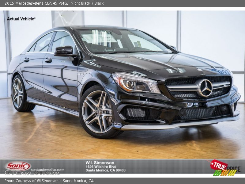 Night Black / Black 2015 Mercedes-Benz CLA 45 AMG