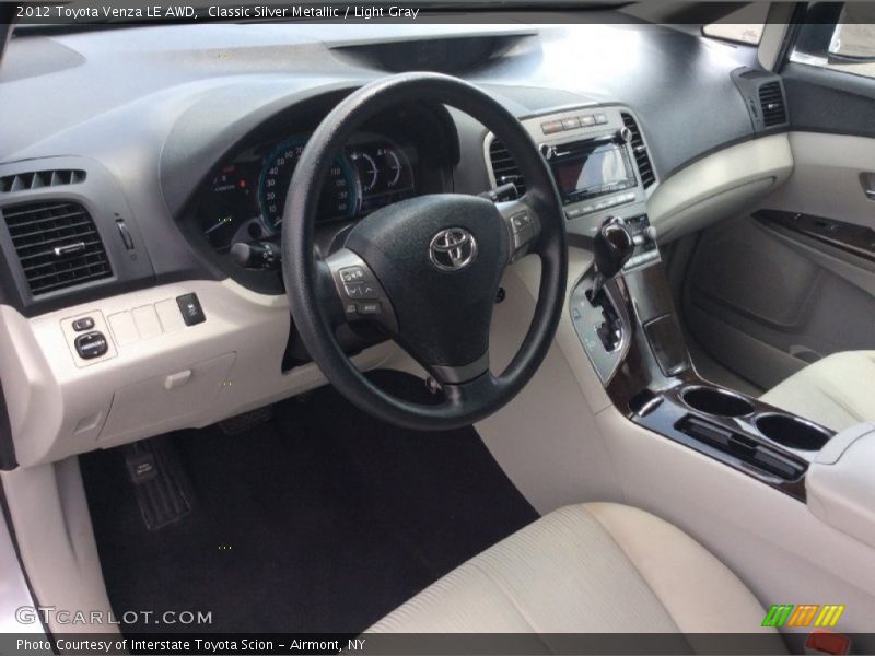 Classic Silver Metallic / Light Gray 2012 Toyota Venza LE AWD