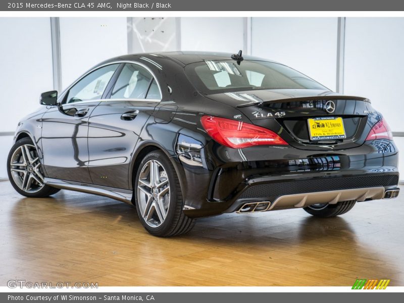Night Black / Black 2015 Mercedes-Benz CLA 45 AMG