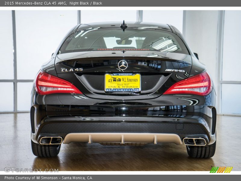 Night Black / Black 2015 Mercedes-Benz CLA 45 AMG