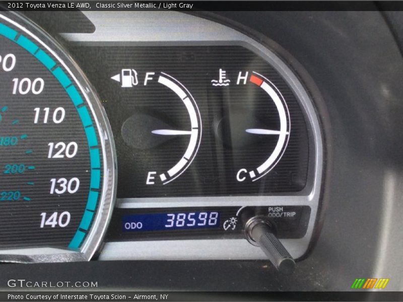 Classic Silver Metallic / Light Gray 2012 Toyota Venza LE AWD