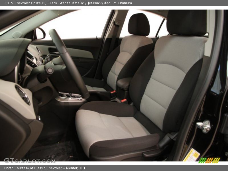 Black Granite Metallic / Jet Black/Medium Titanium 2015 Chevrolet Cruze LS