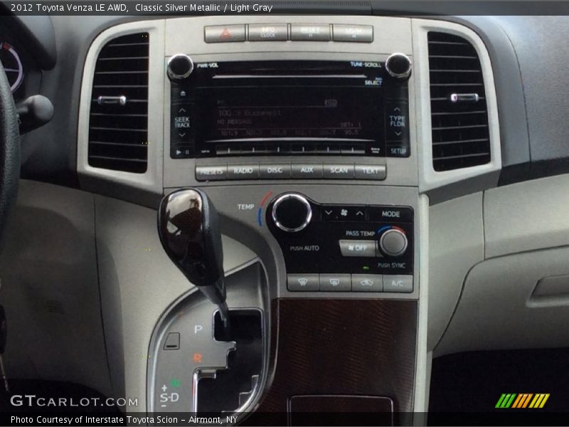 Classic Silver Metallic / Light Gray 2012 Toyota Venza LE AWD