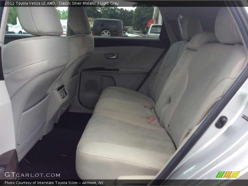 Classic Silver Metallic / Light Gray 2012 Toyota Venza LE AWD