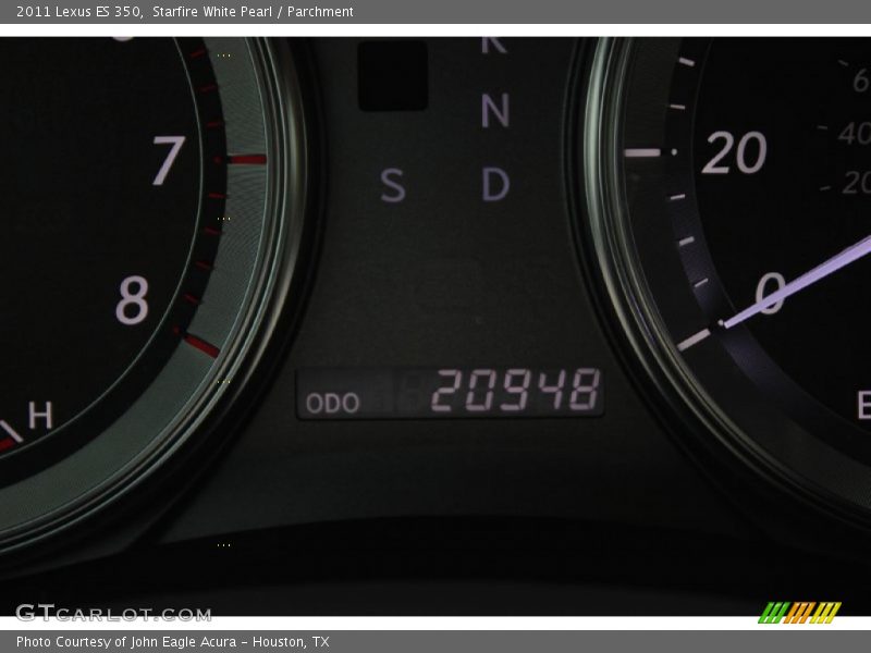 Starfire White Pearl / Parchment 2011 Lexus ES 350