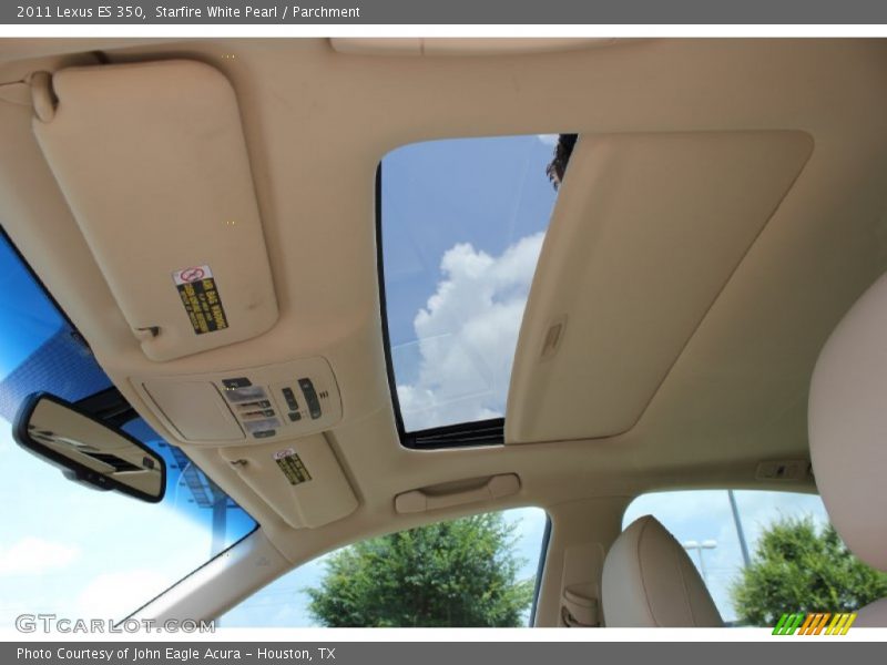 Starfire White Pearl / Parchment 2011 Lexus ES 350