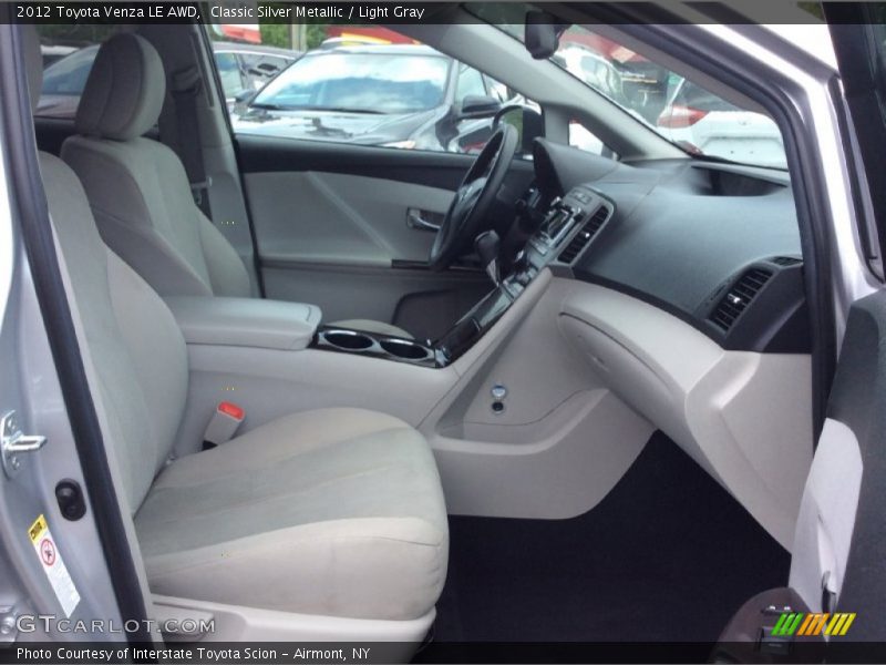 Classic Silver Metallic / Light Gray 2012 Toyota Venza LE AWD