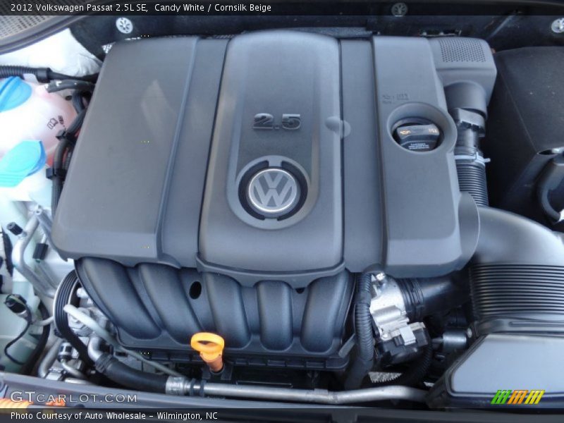 Candy White / Cornsilk Beige 2012 Volkswagen Passat 2.5L SE