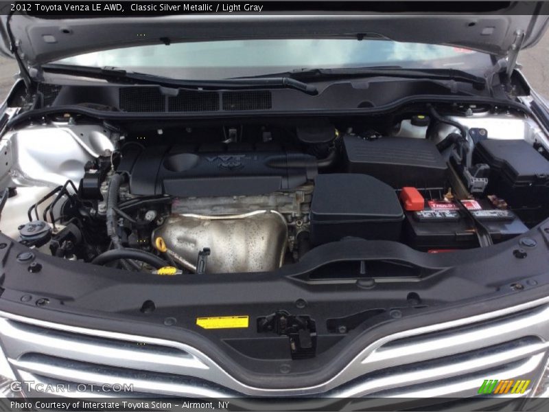 Classic Silver Metallic / Light Gray 2012 Toyota Venza LE AWD
