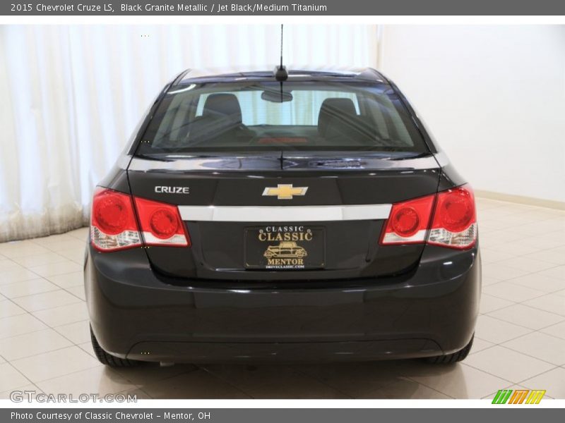 Black Granite Metallic / Jet Black/Medium Titanium 2015 Chevrolet Cruze LS