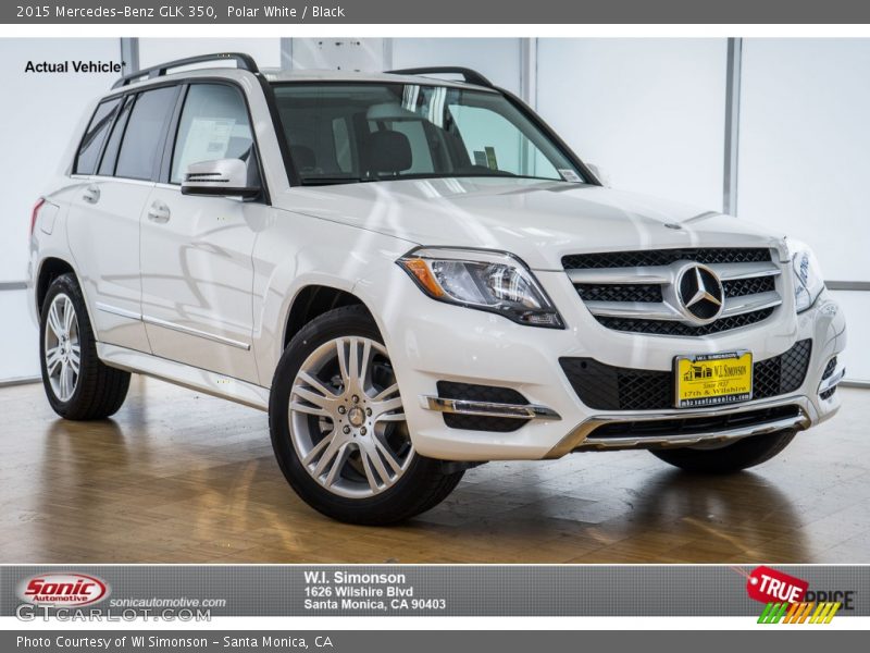 Polar White / Black 2015 Mercedes-Benz GLK 350