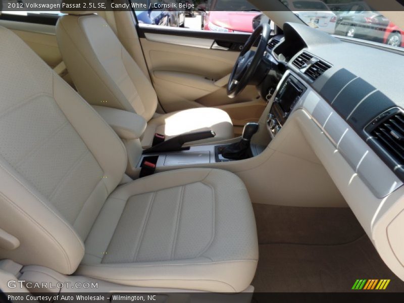 Candy White / Cornsilk Beige 2012 Volkswagen Passat 2.5L SE