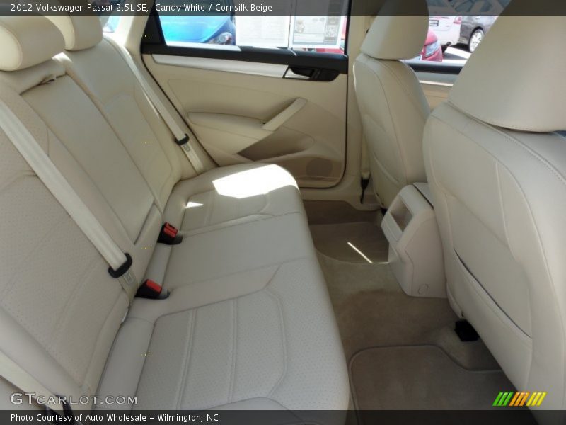 Candy White / Cornsilk Beige 2012 Volkswagen Passat 2.5L SE