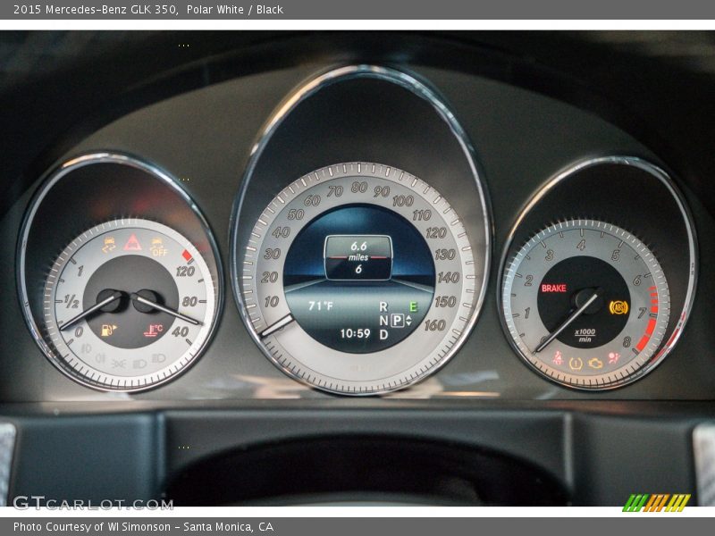Polar White / Black 2015 Mercedes-Benz GLK 350