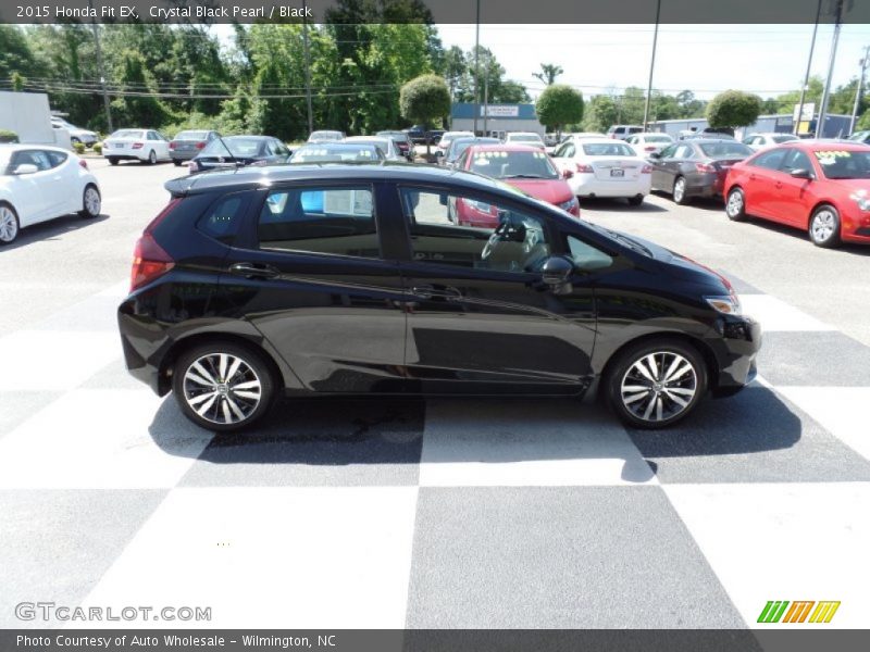 Crystal Black Pearl / Black 2015 Honda Fit EX