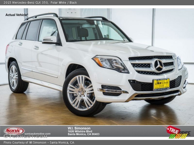 Polar White / Black 2015 Mercedes-Benz GLK 350