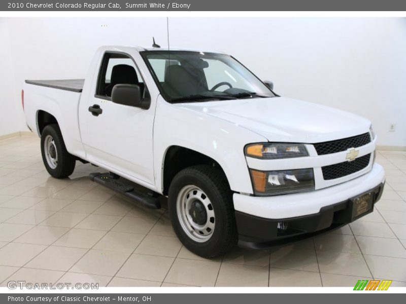 Summit White / Ebony 2010 Chevrolet Colorado Regular Cab