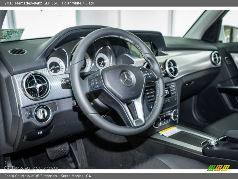 Polar White / Black 2015 Mercedes-Benz GLK 350