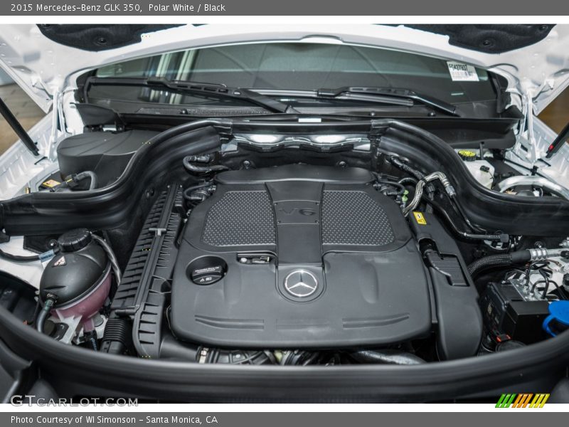 Polar White / Black 2015 Mercedes-Benz GLK 350