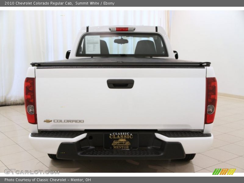 Summit White / Ebony 2010 Chevrolet Colorado Regular Cab