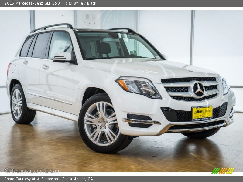 Polar White / Black 2015 Mercedes-Benz GLK 350