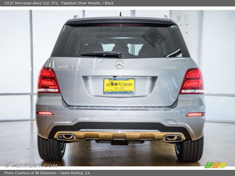 Paladium Silver Metallic / Black 2015 Mercedes-Benz GLK 350