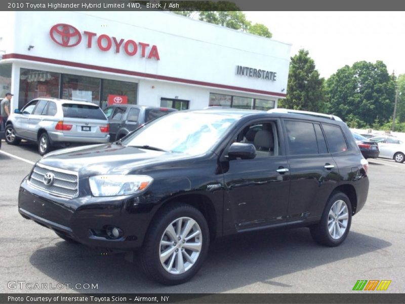 Black / Ash 2010 Toyota Highlander Hybrid Limited 4WD