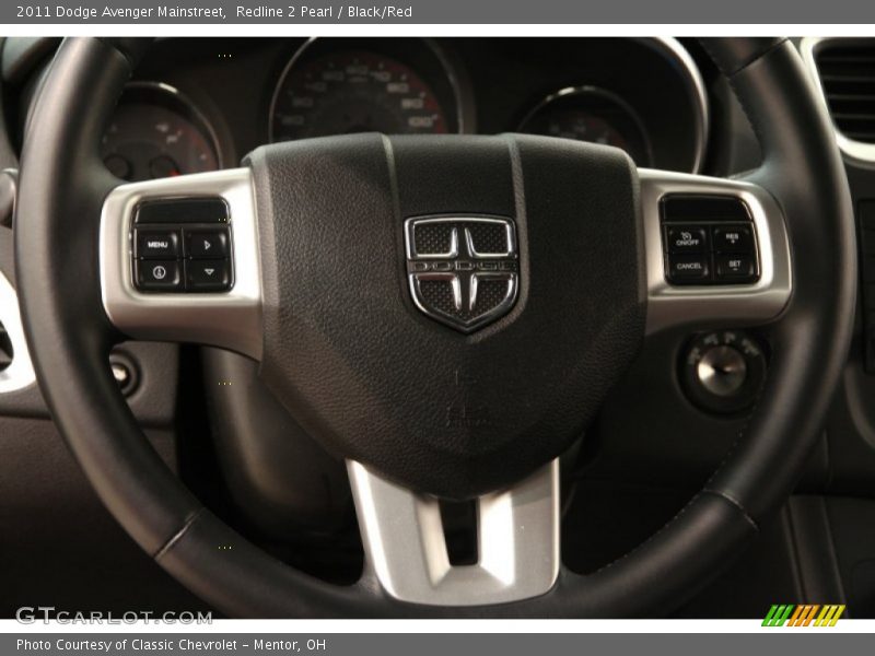 Redline 2 Pearl / Black/Red 2011 Dodge Avenger Mainstreet