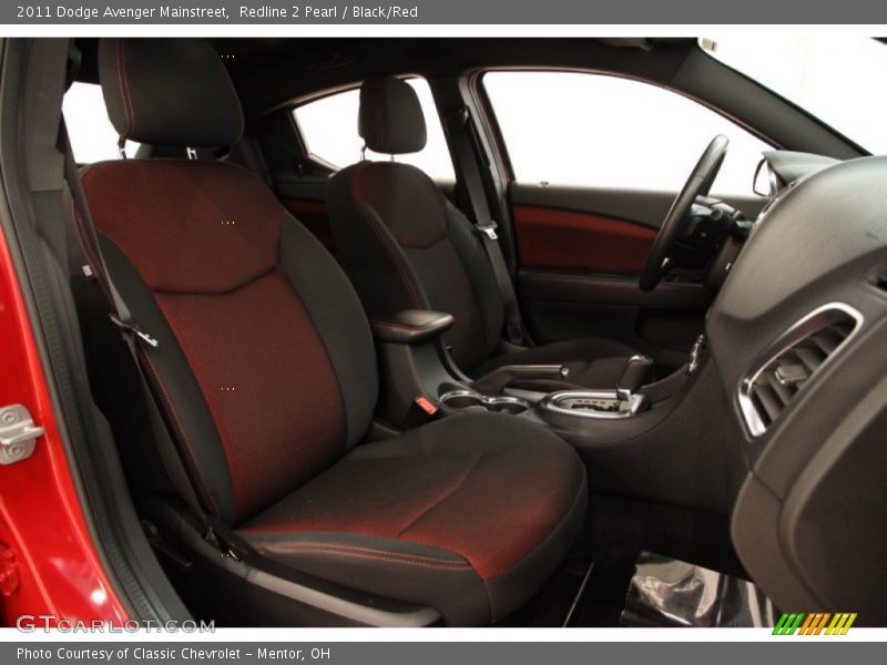 Redline 2 Pearl / Black/Red 2011 Dodge Avenger Mainstreet